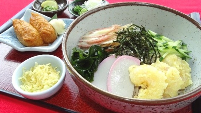 冷したぬきそば又はうどん　　　1,980円
