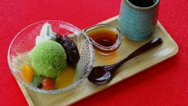 クリームあんみつ 白玉添え 780円